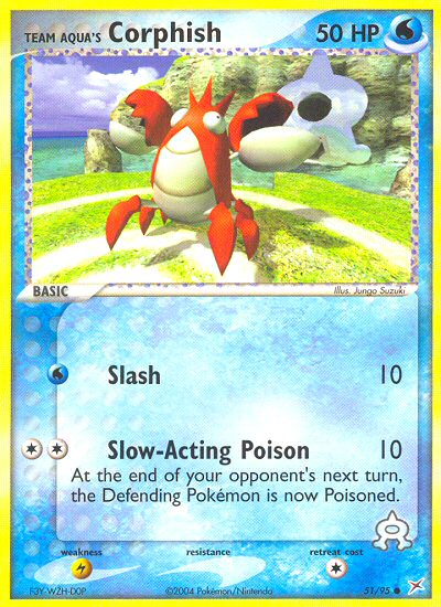Team Aqua's Corphish (51/95) [EX: Team Magma vs Team Aqua] | Good Games Morley