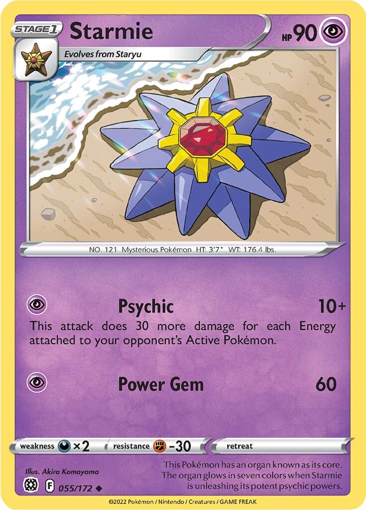 Starmie (055/172) [Sword & Shield: Brilliant Stars] | Good Games Morley
