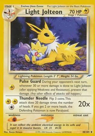 Light Jolteon (48/105) [Neo Destiny Unlimited] | Good Games Morley