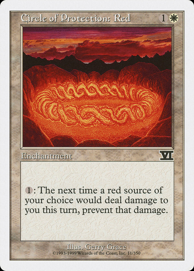 Circle of Protection: Red [Classic Sixth Edition] | Good Games Morley