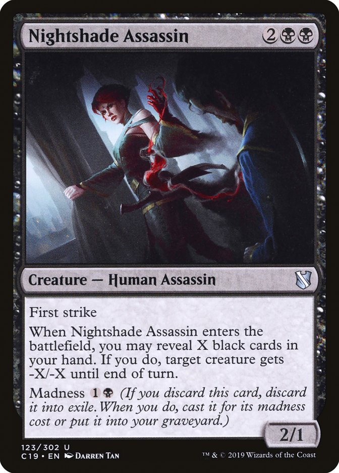 Nightshade Assassin [Commander 2019] | Good Games Morley