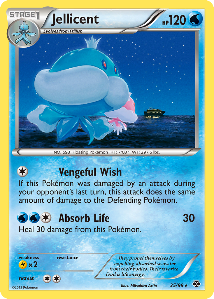 Jellicent (35/99) [Black & White: Next Destinies] | Good Games Morley