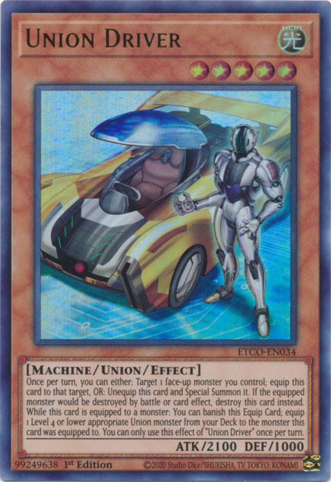 Union Driver [ETCO-EN034] Ultra Rare | Good Games Morley