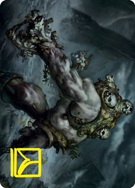 Skull Skaab Art Card (Gold-Stamped Signature) [Innistrad: Crimson Vow Art Series] | Good Games Morley