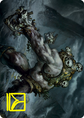 Skull Skaab Art Card (Gold-Stamped Signature) [Innistrad: Crimson Vow Art Series] | Good Games Morley