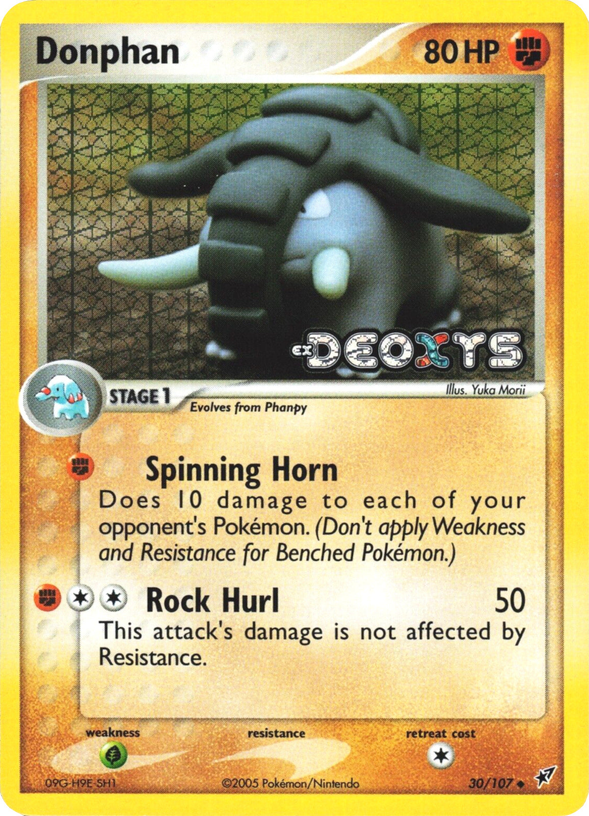 Donphan (30/107) (Stamped) [EX: Deoxys] | Good Games Morley