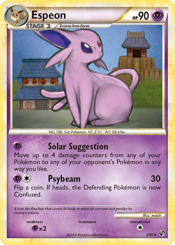 Espeon (2/90) [HeartGold & SoulSilver: Undaunted] | Good Games Morley