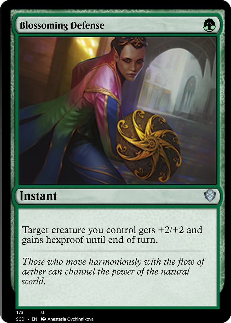 Blossoming Defense [Starter Commander Decks] | Good Games Morley