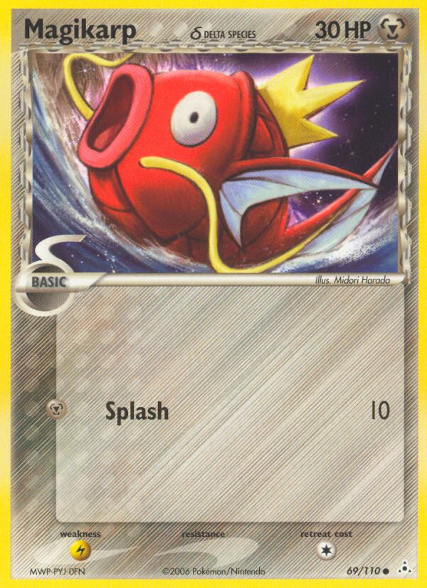 Magikarp (69/110) (Delta Species) [EX: Holon Phantoms] | Good Games Morley