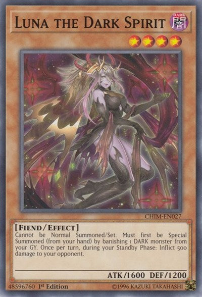 Luna the Dark Spirit [CHIM-EN027] Common | Good Games Morley