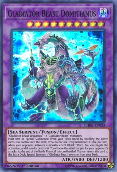 Gladiator Beast Domitianus [CHIM-EN033] Super Rare | Good Games Morley