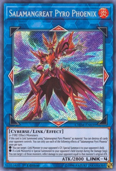 Salamangreat Pyro Phoenix [CHIM-EN039] Secret Rare | Good Games Morley