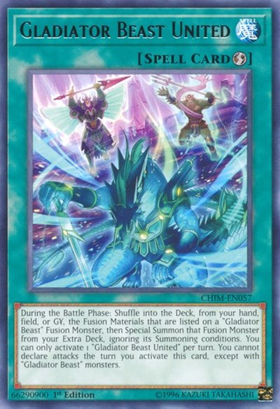 Gladiator Beast United [CHIM-EN057] Rare | Good Games Morley