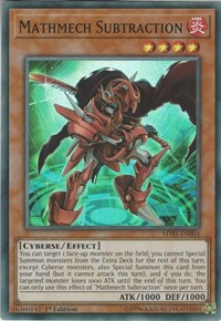 Mathmech Subtraction [MYFI-EN004] Super Rare | Good Games Morley