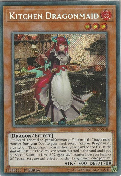 Kitchen Dragonmaid [MYFI-EN018] Secret Rare | Good Games Morley