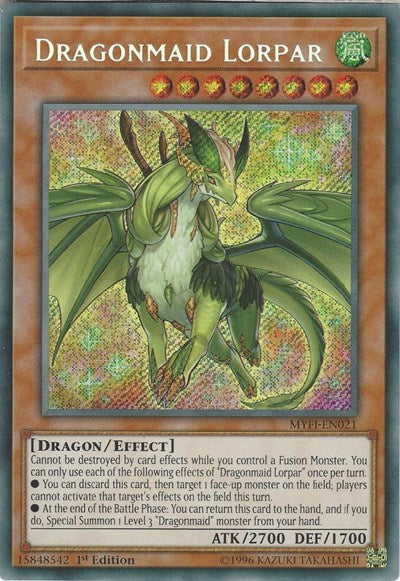 Dragonmaid Lorpar [MYFI-EN021] Secret Rare | Good Games Morley