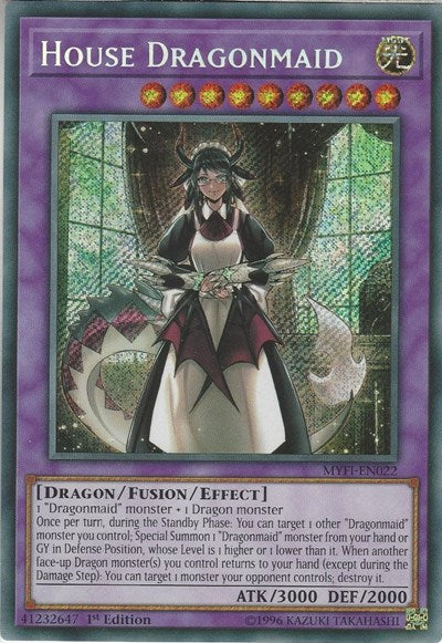 House Dragonmaid [MYFI-EN022] Secret Rare | Good Games Morley