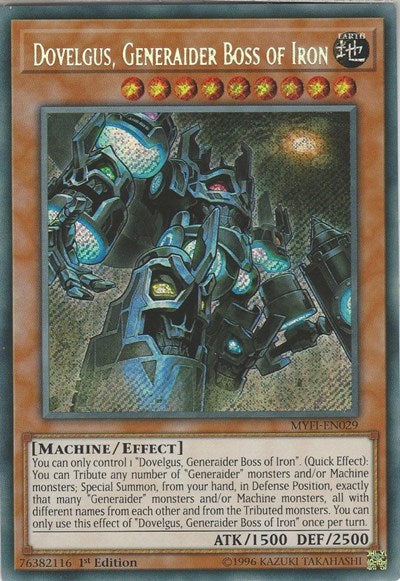 Dovelgus, Generaider Boss of Iron [MYFI-EN029] Secret Rare | Good Games Morley