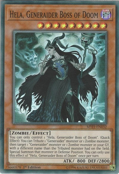 Hela, Generaider Boss of Doom [MYFI-EN032] Super Rare | Good Games Morley