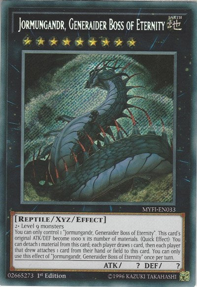 Jormungandr, Generaider Boss of Eternity [MYFI-EN033] Secret Rare | Good Games Morley