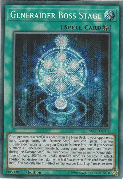 Generaider Boss Stage [MYFI-EN034] Secret Rare | Good Games Morley