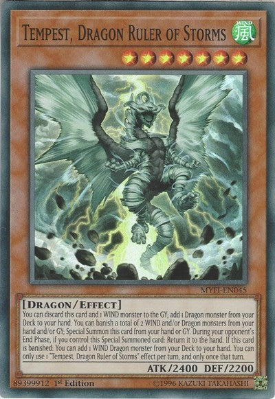Tempest, Dragon Ruler of Storms [MYFI-EN045] Super Rare | Good Games Morley