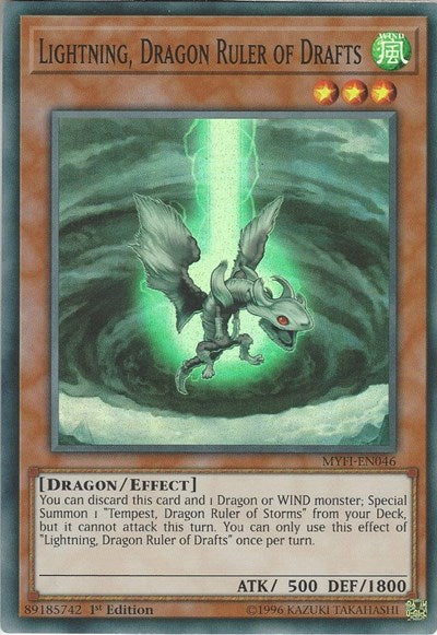 Lightning, Dragon Ruler of Drafts [MYFI-EN046] Super Rare | Good Games Morley