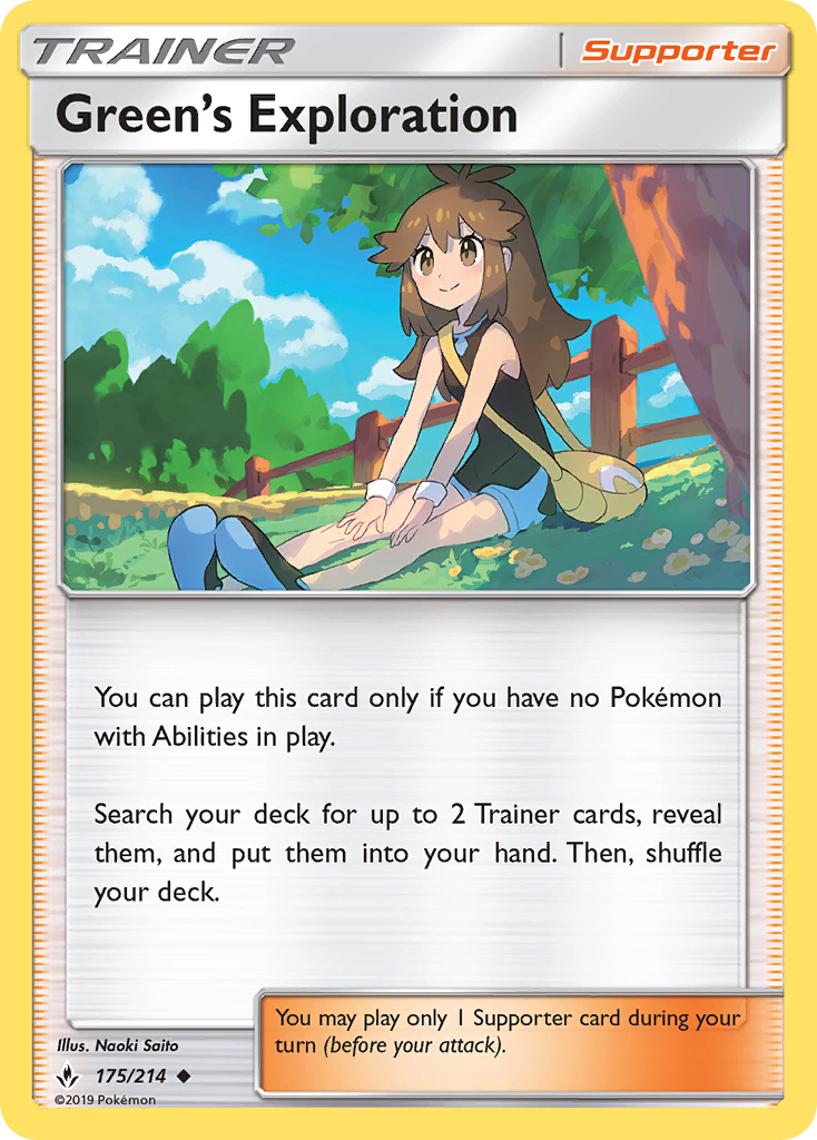 Green's Exploration (175/214) [Sun & Moon: Unbroken Bonds] | Good Games Morley