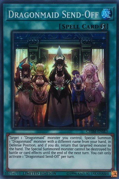 Dragonmaid Send-Off [CHIM-ENSE3] Super Rare | Good Games Morley