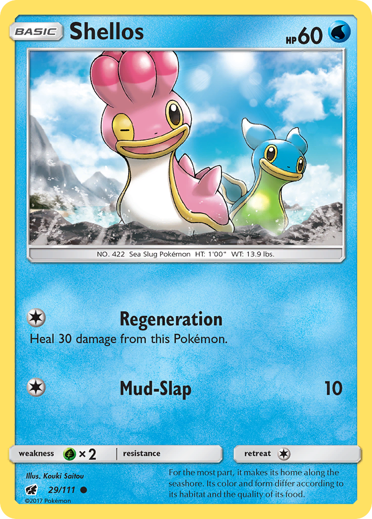 Shellos (29/111) [Sun & Moon: Crimson Invasion] | Good Games Morley