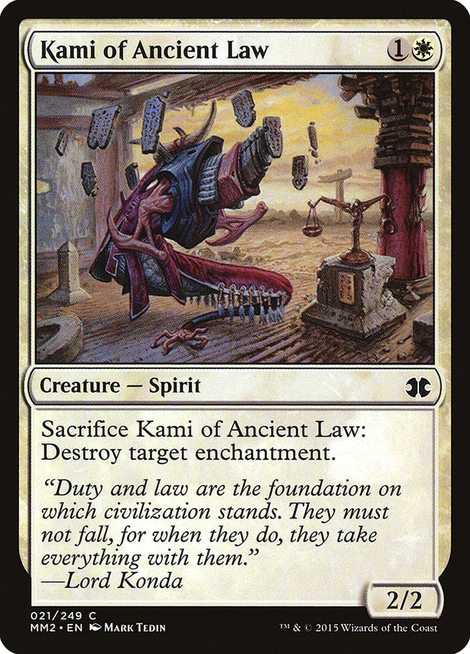 Kami of Ancient Law [Modern Masters 2015] | Good Games Morley