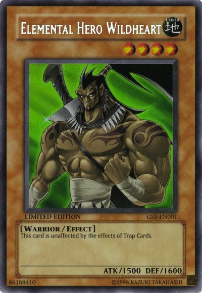 Elemental Hero Wildheart [GSE-EN001] Secret Rare | Good Games Morley
