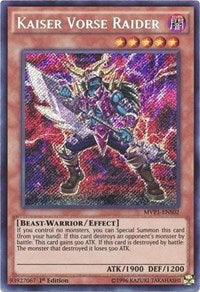 Kaiser Vorse Raider [MVP1-ENS02] Secret Rare | Good Games Morley