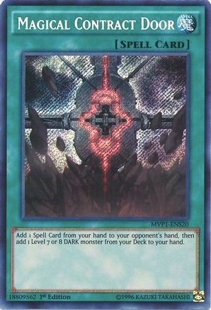 Magical Contract Door [MVP1-ENS20] Secret Rare | Good Games Morley