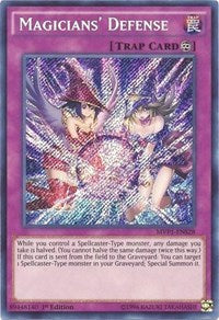 Magicians' Defense [MVP1-ENS28] Secret Rare | Good Games Morley