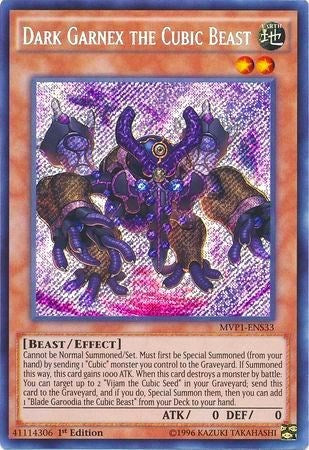 Dark Garnex the Cubic Beast [MVP1-ENS33] Secret Rare | Good Games Morley