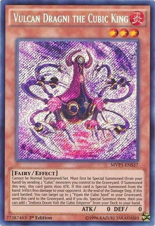 Vulcan Dragni the Cubic King [MVP1-ENS37] Secret Rare | Good Games Morley