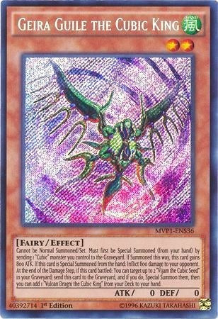 Geira Guile the Cubic King [MVP1-ENS36] Secret Rare | Good Games Morley