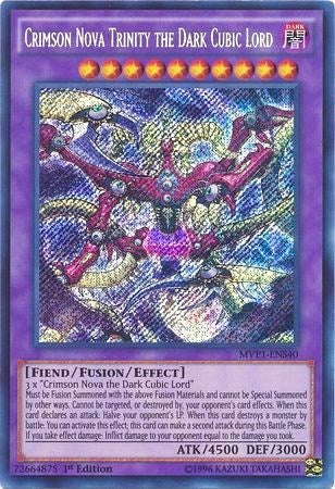 Crimson Nova Trinity the Dark Cubic Lord [MVP1-ENS40] Secret Rare | Good Games Morley