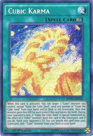 Cubic Karma [MVP1-ENS41] Secret Rare | Good Games Morley