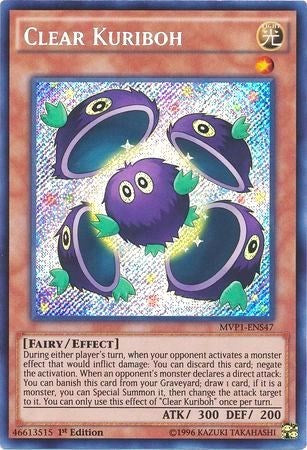 Clear Kuriboh [MVP1-ENS47] Secret Rare | Good Games Morley