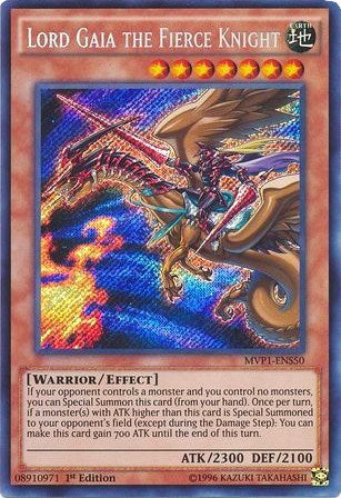 Lord Gaia the Fierce Knight [MVP1-ENS50] Secret Rare | Good Games Morley