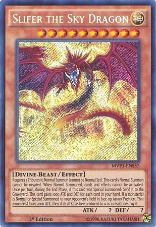 Slifer the Sky Dragon [MVP1-ENS57] Secret Rare | Good Games Morley