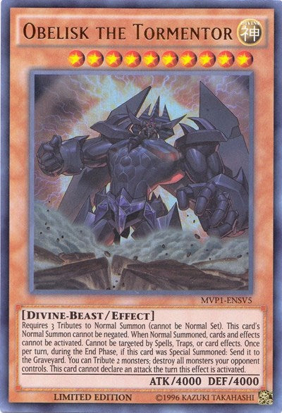 Obelisk the Tormentor [MVP1-ENSV5] Ultra Rare | Good Games Morley