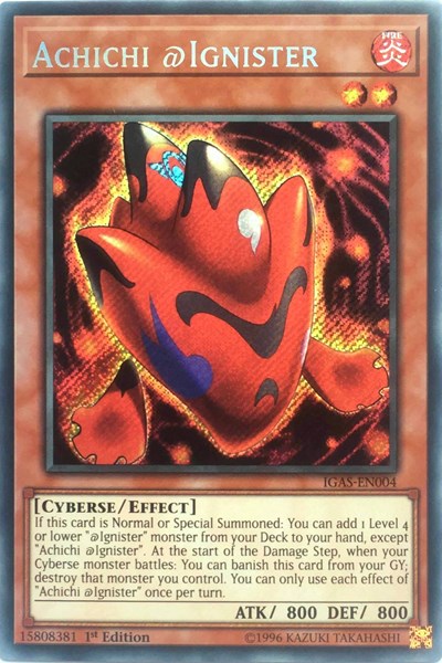 Achichi @Ignister [IGAS-EN004] Secret Rare | Good Games Morley