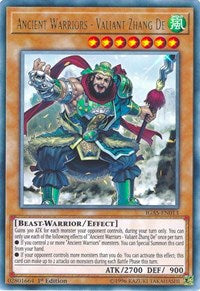 Ancient Warriors - Valiant Zhang De [IGAS-EN013] Rare | Good Games Morley