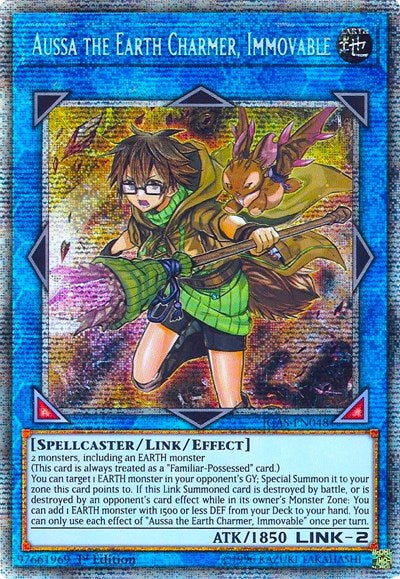 Aussa the Earth Charmer, Immovable (Starlight Rare) [IGAS-EN048] Starlight Rare | Good Games Morley