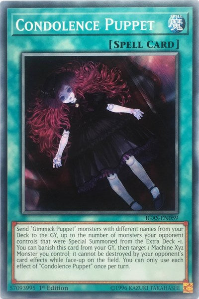 Condolence Puppet [IGAS-EN059] Common | Good Games Morley