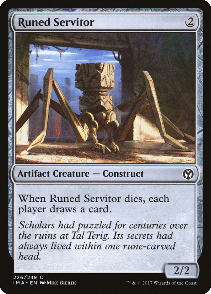 Runed Servitor [Iconic Masters] | Good Games Morley