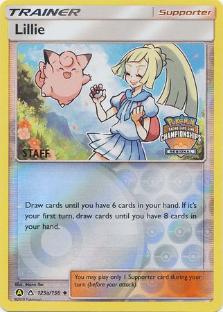 Lillie (125a/156) (Regional Promo Staff) [Sun & Moon: Ultra Prism] | Good Games Morley